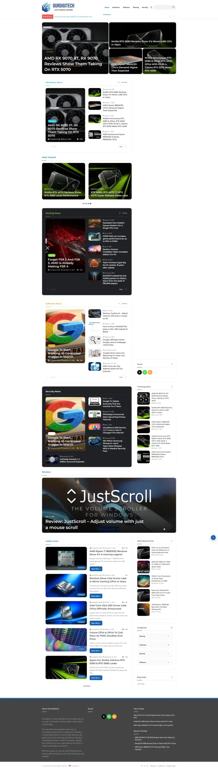 OurDigiTech Latest in Digital Technology News Full Homepage scaled